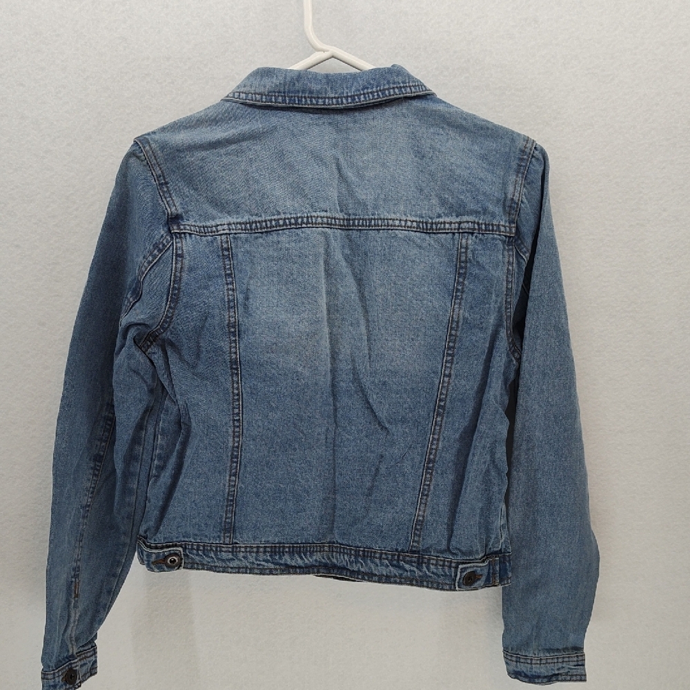 Highway Jeans Distressed Blue Denim Jacket - Picture 4 of 4